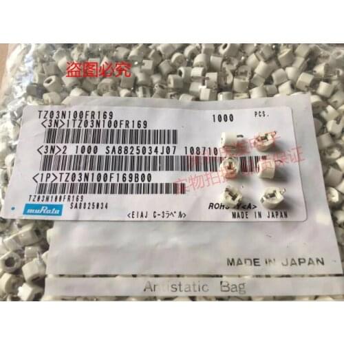 Original new 100% fine tuning capacitance adjustable capacitance 10pf TZ03N100F169B00 DIP 2pin (Inductor)