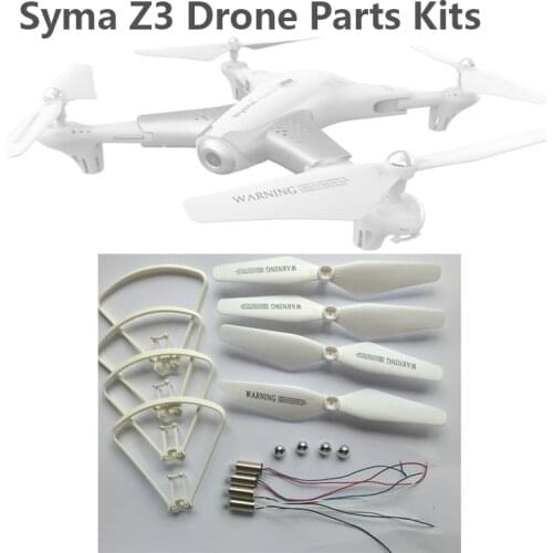 Original SYMA Z3 RC Drone Quadcopter Spare Parts Kits Propeller Protection Frame Main Blade CW CCW Motor Engine Blade Cover
