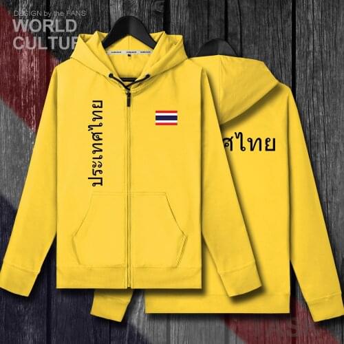 Thailand Thai TH THA mens fleeces hoodies winter jerseys coats men jackets and casual clothes nation country tracksuit new 2018