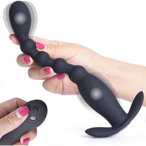 Lengthen vibrator pull beads anal plug g spot stimulation adult sex toys can strapon butt Plug gay couples erotic adult product