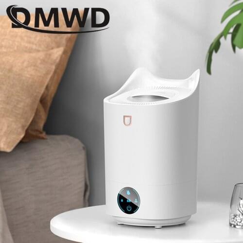 DMWD 4L MINI Ultrasonic Humidifier Essential Oil Diffuser Atomizer Aromatherapy Air Purifier Cleaner Mist Maker Fogger EU Plug