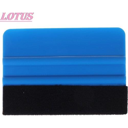 Car vinyl packaging film card scraper aluminum foil packaging suede felt scraper car additional styling sticker car window film