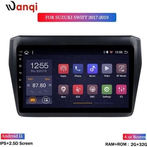 Wan qi Android 8.1 For Suzuki Swift 2017 2018 2019 Car DVD Multimedia Player GPS Navigation Stereo Radio BT WIFI