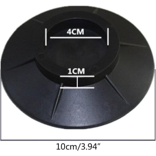 Y98B 4pcs/set Rubber Shock Absorption Floor Mat Washing Machine Universal Non-slip Pad Shockproof Round Base Protector Furniture