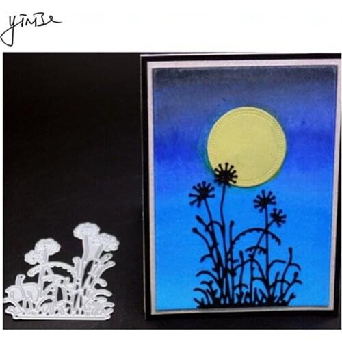YINISE Metal Cutting Dies For Scrapbooking Stencils Grass Cut SCRAPBOOK DIY Album Cards Decoration Embossing Folder Die Cuts