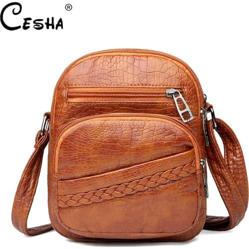 Durable Soft Leather Women Casual Shoulder Bag ​Fashion Crossbody Female Leather Bag High Quality Ladies Waist Designers Bags