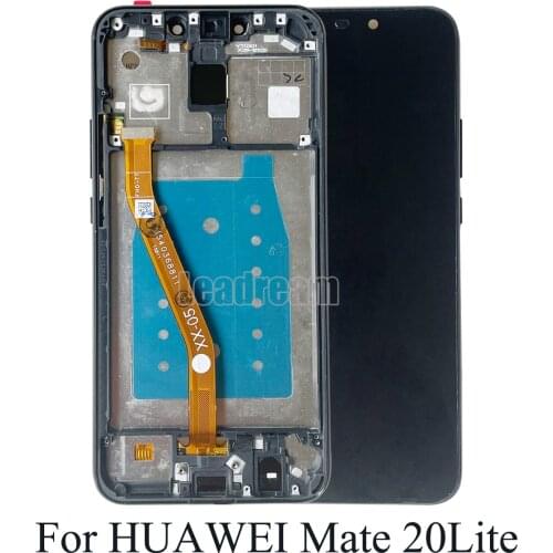AMOLED LCD Display with Frame Replacement for Huawei Mate 20 Lite LCD Touch Screen Digitizer Assembly