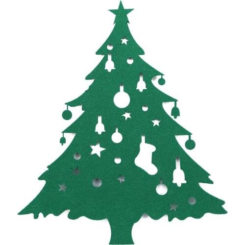 1PC New Christmas Tree Ornaments Hanging Xmas Tree Home Party Decor Pendants High Quality Wooden Pendant Decoration