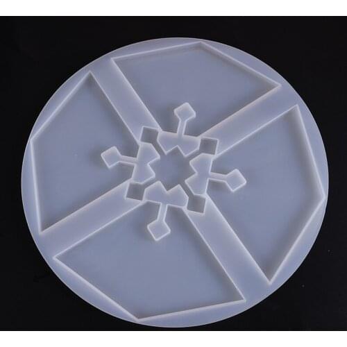 1 PCS Cup Mat Translucent Silicone Mold DIY Jewelry Making Tool Moulds UV Epoxy Resin Decorative Craft Wholesale
