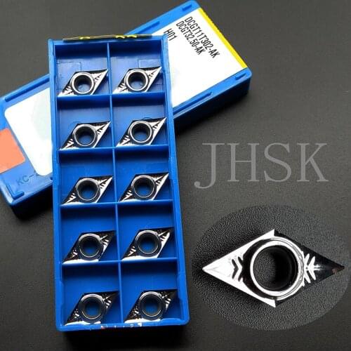 10pcs DCGT11T302-AK H01 CNC Milling lathe tools machine tool accessories carbide Inserts Used for Aluminum