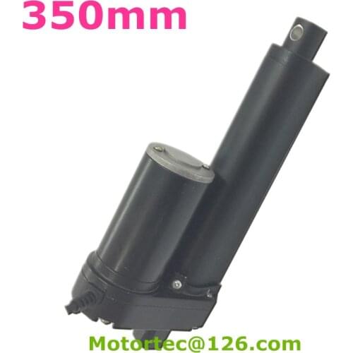 12VDC 24VDC input 350mm stroke 110mm/s fast speed 3500N 350KG 770LB force New heavy duty linear actuator free shipping