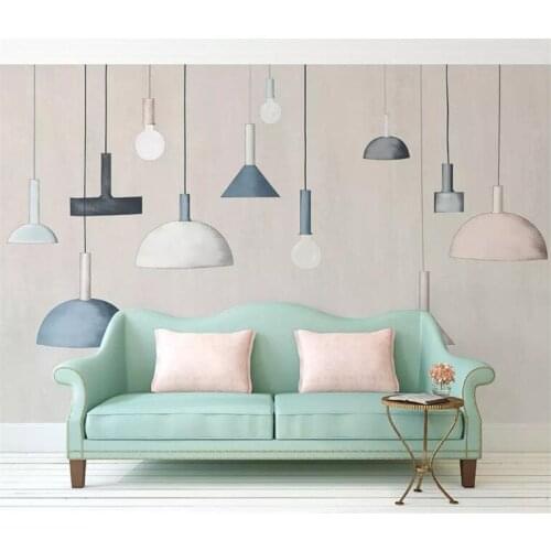 3D Photo Wallpaper Customized Bare Pink Box Polygonal Light TV Background Mural Living Room Fresco Wallpaper Decoration Mural
