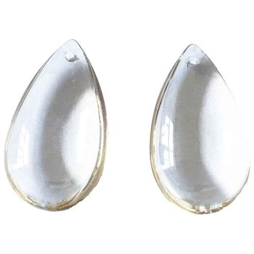 6pcs/lot 76mm Crystal Glass Trimming Prism Water Drop Pendant Free Shipping Crystal Lighting Parts Prism