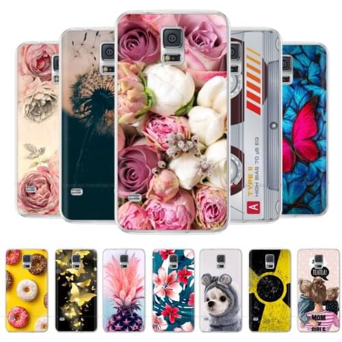 For Samsung S 5 S5 Case Back Cover for Samsung Galaxy S5 mini Cover Soft TPU Silicone Fundas Coque For Samsung S5 Neo Phone Case