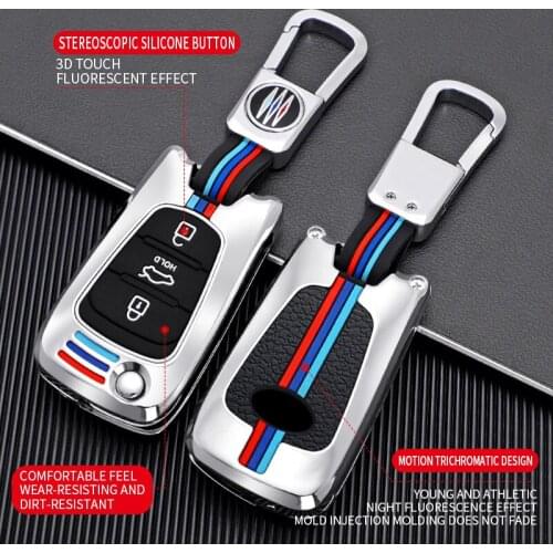 3 Buttons Car Key Cover Case For Kia RIO K2 K3 K5 Ceed Cerato Sportage SOUL For Hyundai Verna i20 i30 Car Accessories