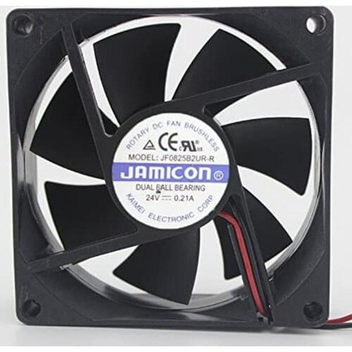JF0825B2UR-R 8025 24V 0.21A8CM FAN 6months Warranty