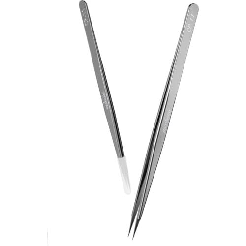 Mechanic CP-11 Fingerprint Flying Tweezers Precision Hand Made Super Hard Phone Repair Micro Forceps With Nick Design