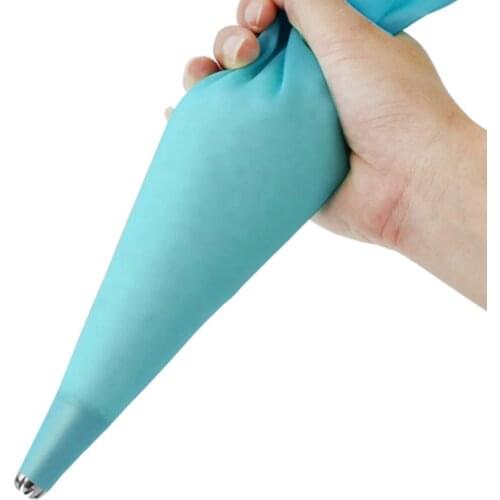 Reusable Silicone Icing Piping Cream Butter Pastry Bag Cake Decorating Tool DIY Baking Cookies Piping Tools Bags Small Size