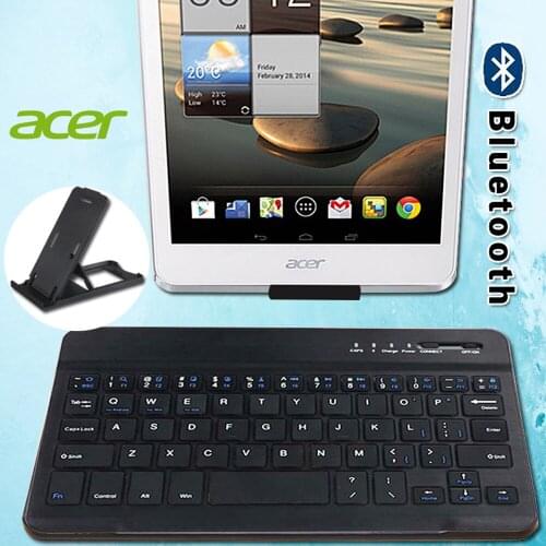 Rechargeable Wireless Bluetooth Keyboard for Acer Iconia One 7/One 8/Iconia A1-830 B1-710/Tab 7 8 B1/Talk S/Predator 8 Tablet