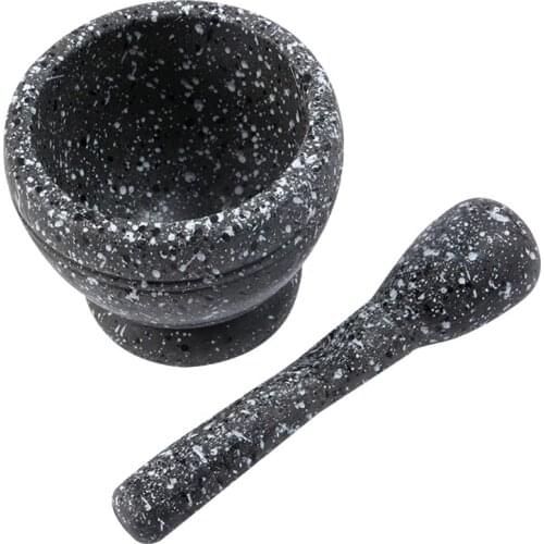 Resin Mortar Pestle Tool Set 11 Cm Large Mortar Kitchen Herbs Spices Food Shreding Grinding Tool For DIY Sauce Making Mi
