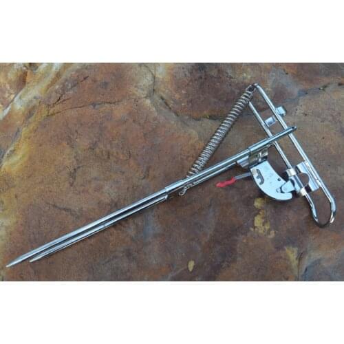 Portable Stainless Steel Practical Double Automatic Spring Fishing Rod Bracket Fishing Pole Holder Stand Rack