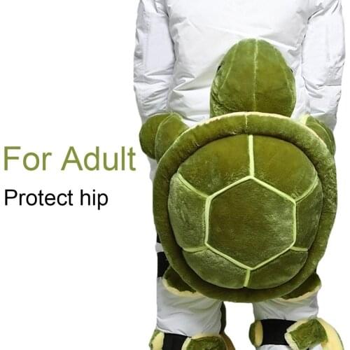 Tailbone Hip Protector Anti-fall Shockproof Turtle Shape Coccyx Protective Cushion for Outdoor Winter Skiing