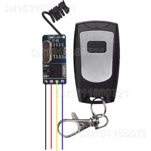 DC3V 3.3V 3.7V 4.5V 5V 6V 9V Mini Receiver Micro ultrathin Remote Control Switch +Waterproof Transmitter M4 T4 Learning Code