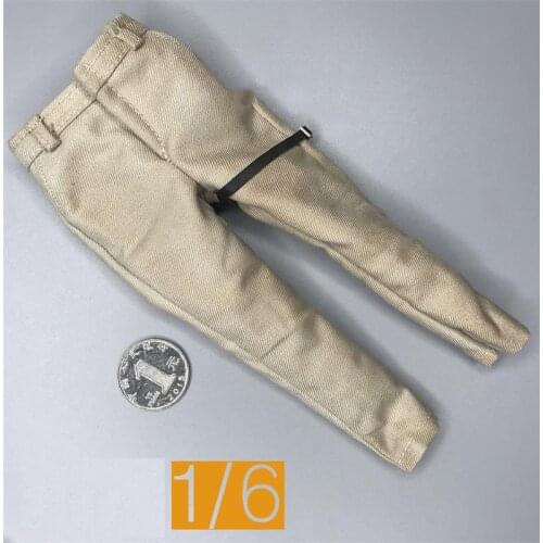 In Stock For Sale Scale 1/6 Tight Coat Pants Trousers For Usual 12inch Doll Action Collectable