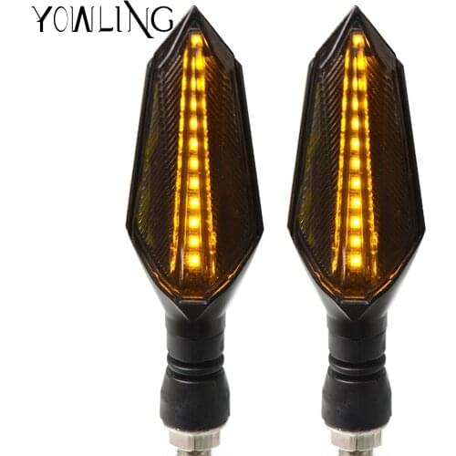 Motorcycle Turn Signals Light Flowing Water Blinker Lamp Motorbike Indicator Tail Flasher Bendable Motorcycle 12v Led Light