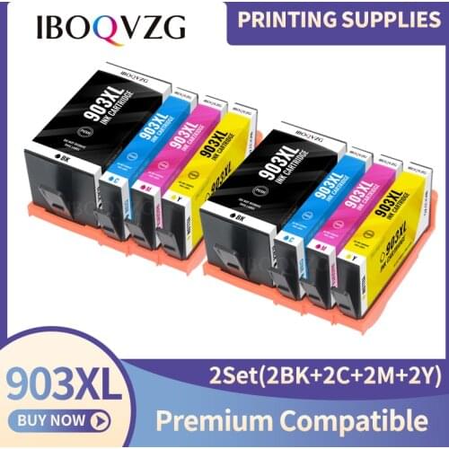 IBOQVZG Compatible Ink For HP 903 903XL 907XL Ink Cartridge For HP OfficeJet Pro 6950 6960 6961 6970 6971 All-in-One Printer