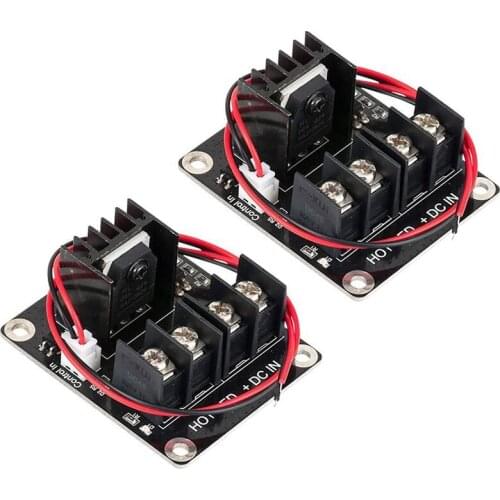 Heat Bed Mosfet,2 Pack 3D Printer Heat Bed Power Module 3D Printer Board Expansion Board