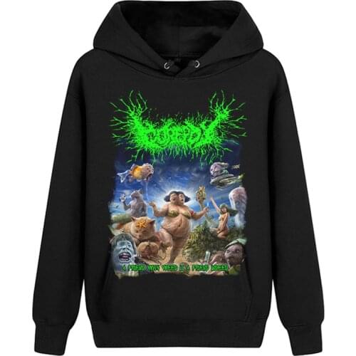 4 designs pollover Sweatshirt Gorepot Rock black Nice Soft Warm hoodies punk heavy brutal death metal sudadera fleece