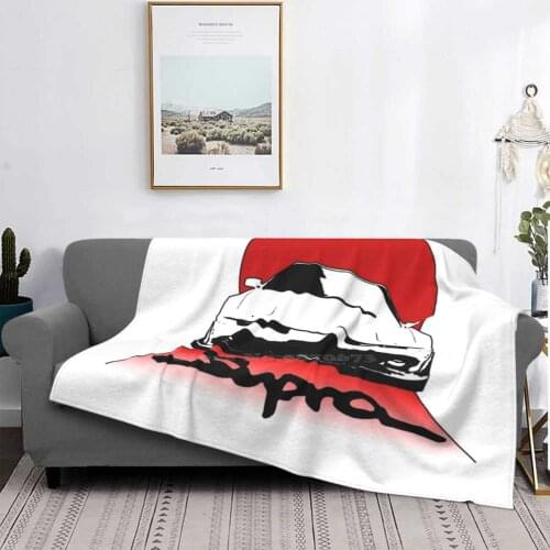 Toyota Supra New Selling Custom Print Flannel Soft Blanket Car Race Japan Japanese Sun Automotive Enthusiast Drive