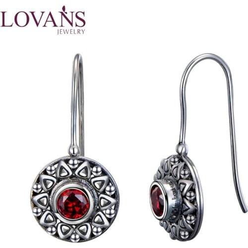 LOVANS Vintage Ethnic Retro Fish Hook Earrings For Women Boho Drop Earrings серьги 2020 тренд Jewelry Gift For Mum