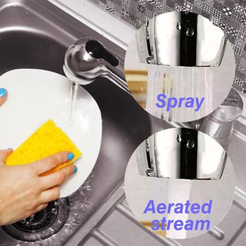 Pull Out Spray Head Bathroom Kitchen Sink Pull-Down Faucet Universal Replacement