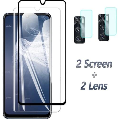 4 In 1 Protective Glass for Vivo V20 SE Screen Protector Scratch Proof Tempered on Vivo V20SE CAMERA Lens Glass Safety V20 Pro