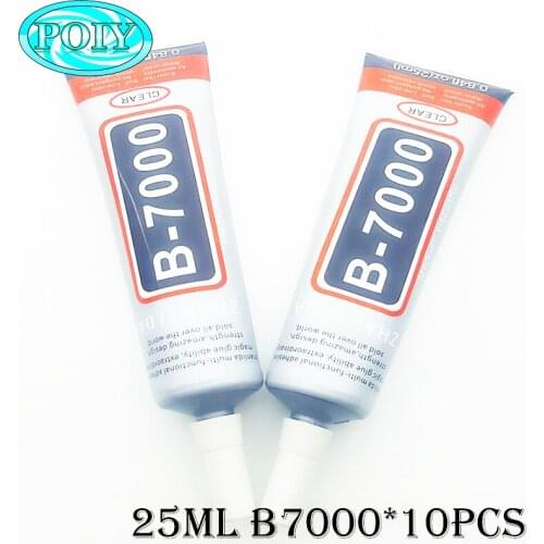 10pcsB7000 25ml Liquid Glue Comes With A Needle Easy To Use For DIY Creative Mobile Phone Tablet PC Repair Various Bonding Needs