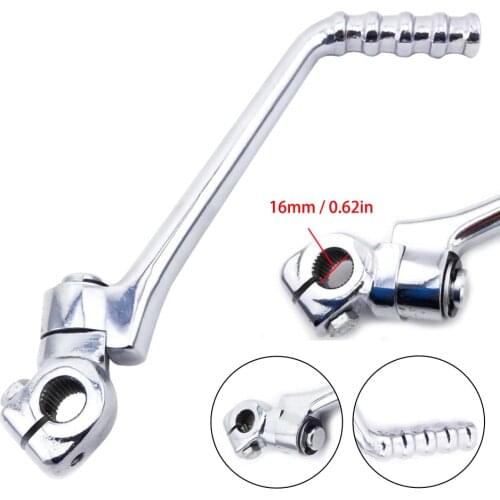 16mm Motorcycle Kick Starter Lever Start Pedal For Kawasaki KE KL/KLX/KX/KDX/KZ/125/175/200 Motorbike Accessories