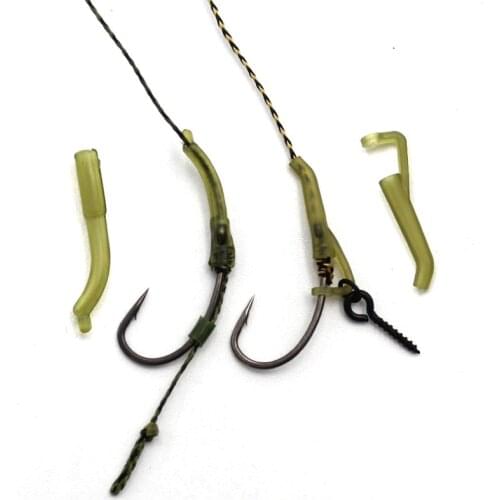 30PCS Carp Fishing Accessories D Rig Kicker Carp Fishing Line Aligner Helicopter Anti Tangle Sleeve Carp Fishing Rig Connector