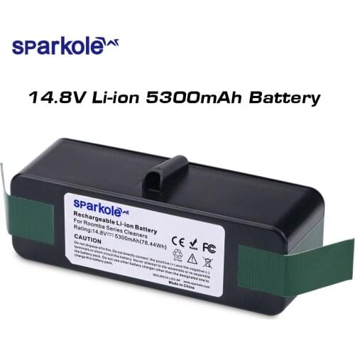 5.3Ah 14.8V Li-ion Battery for iRobot Roomba 500 600 700 800 Series 510 531 555 560 580 620 630 631 650 670 770 780 790 870 880