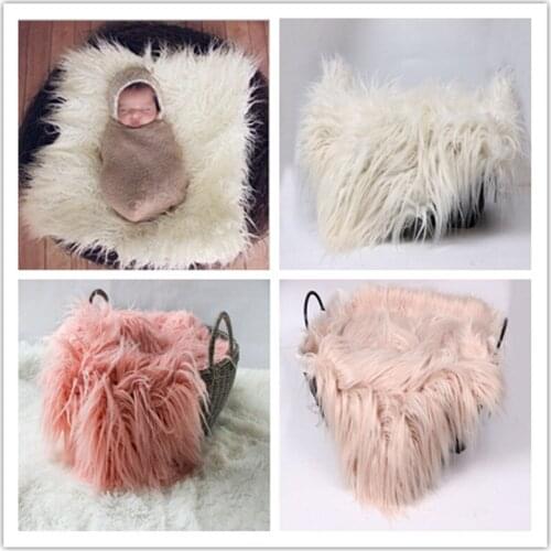 50x60 CM Baby Infant Photo Blanket Newborn Photograph Props Photography Shooting Background Prop Basket Stuffer Filler