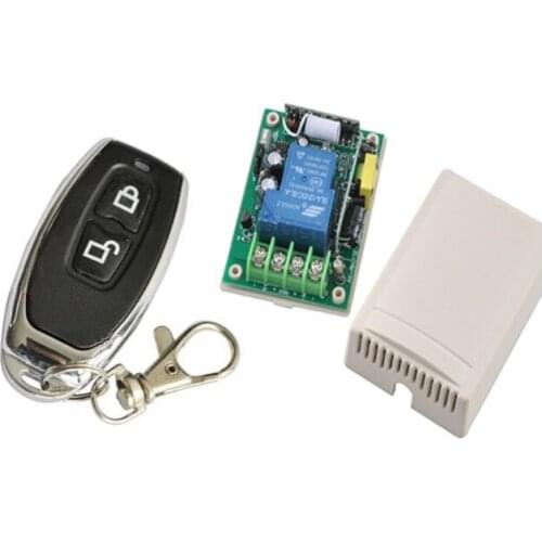 AC85V- 250V 110V 220V 3000W RF Wireless Remote Control Switch System For Smart Home Light With Transmitter