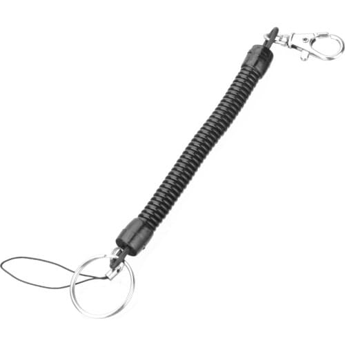 Auto Accessories Spring Coil Spiral Stretch Key Ring Key Holder Car-styling Retractable Keychain