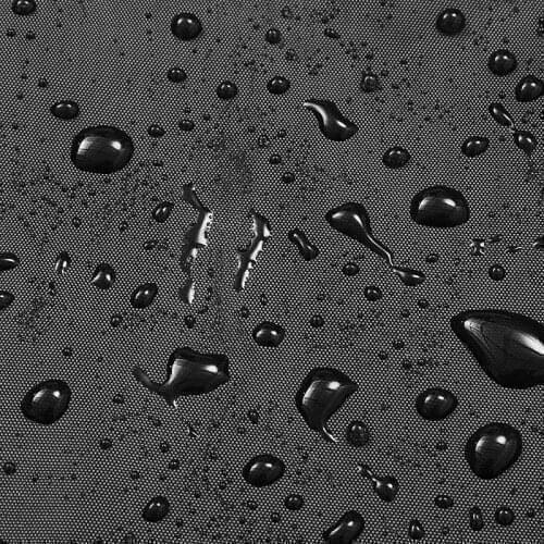 12ft Black Swimming Pool Cover Polyester Rainproof Dust Cover Pool Protective Cover Poncho Cover Swimming Pool Accessories