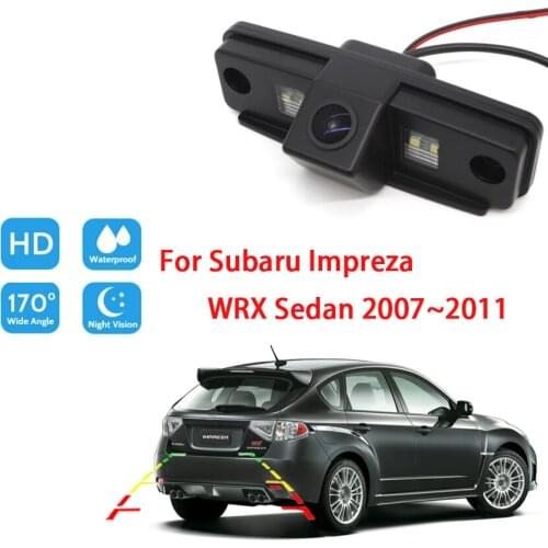Car Rear View camera For Subaru Impreza WRX Sedan 2007 2008 2009 2010 2011 CCD Full HD Reversing Parking Camera high quality RCA