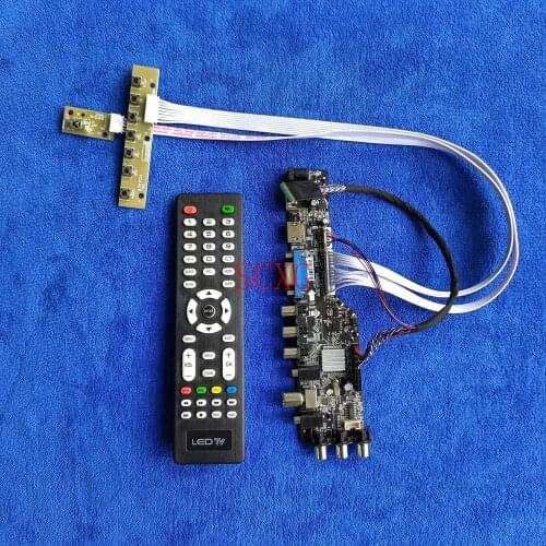 Kit LED LCD For LTN156AT19/LTN156AT20/LTN156AT22 Digital Matrix drive board LVDS 40 Pin 1366*768 VGA USB AV DVB HDMI-compatible