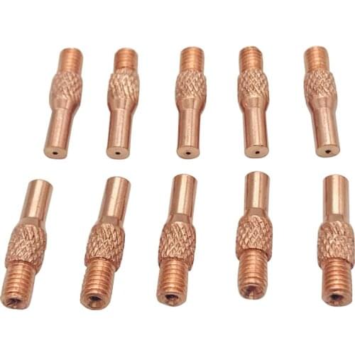 10pcs Welding Gun Contact Tips 0.8mm For MIG Spool Gun Push Pull Feeder Torch