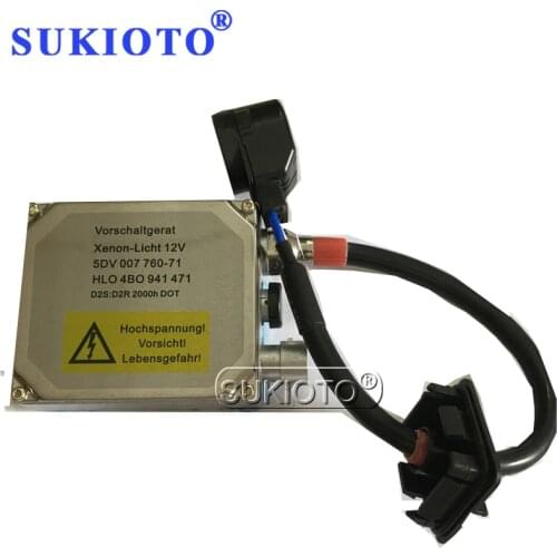 SUKIOTO New OEM H4 D2S D2R Xenon HID Headlight Ballast Replacement For Audi A3 A4 A6 5DV 007 760-71 4B0 941 471 4B0941471