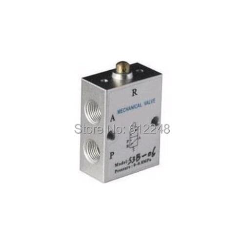 S3B/S3L/S3R/S3V 2 Position 3 Way Manual Control Pneumatic Mechanical Valve S3V-06 S3V-08