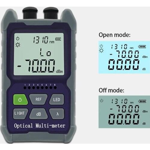 Mini 4 in 1 Optical Power Meter Visual Fault Locator 5km 15km 30KM VFL Network Cable Test optical fiber tester